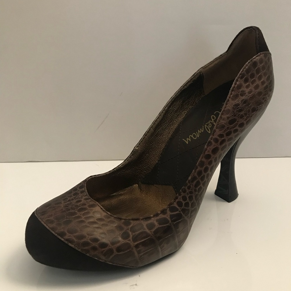 Sam Edelman brown leather heels pumps 8